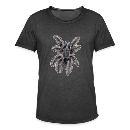 Männer Vintage T-Shirt Tliltocatl albopilosus - Vintage Schwarz