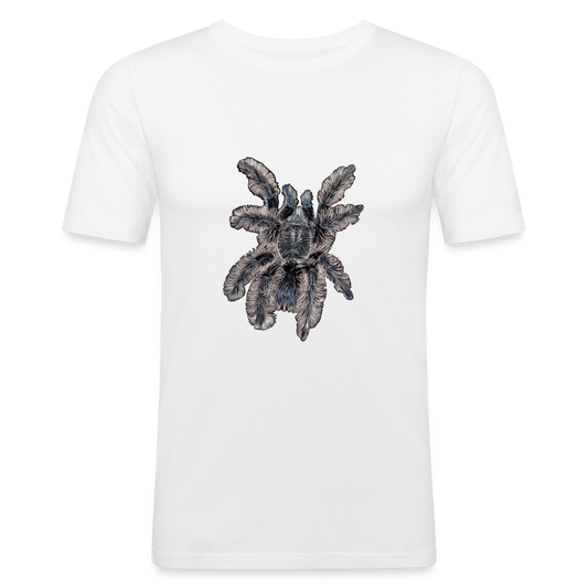 Männer Slim Fit T-Shirt Tliltocatl albopilosus - weiß