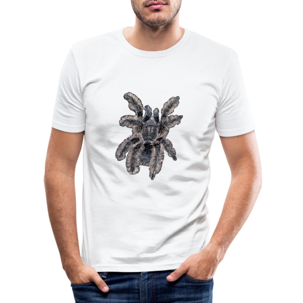 Männer Slim Fit T-Shirt Tliltocatl albopilosus - weiß