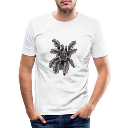 Männer Slim Fit T-Shirt Tliltocatl albopilosus - weiß
