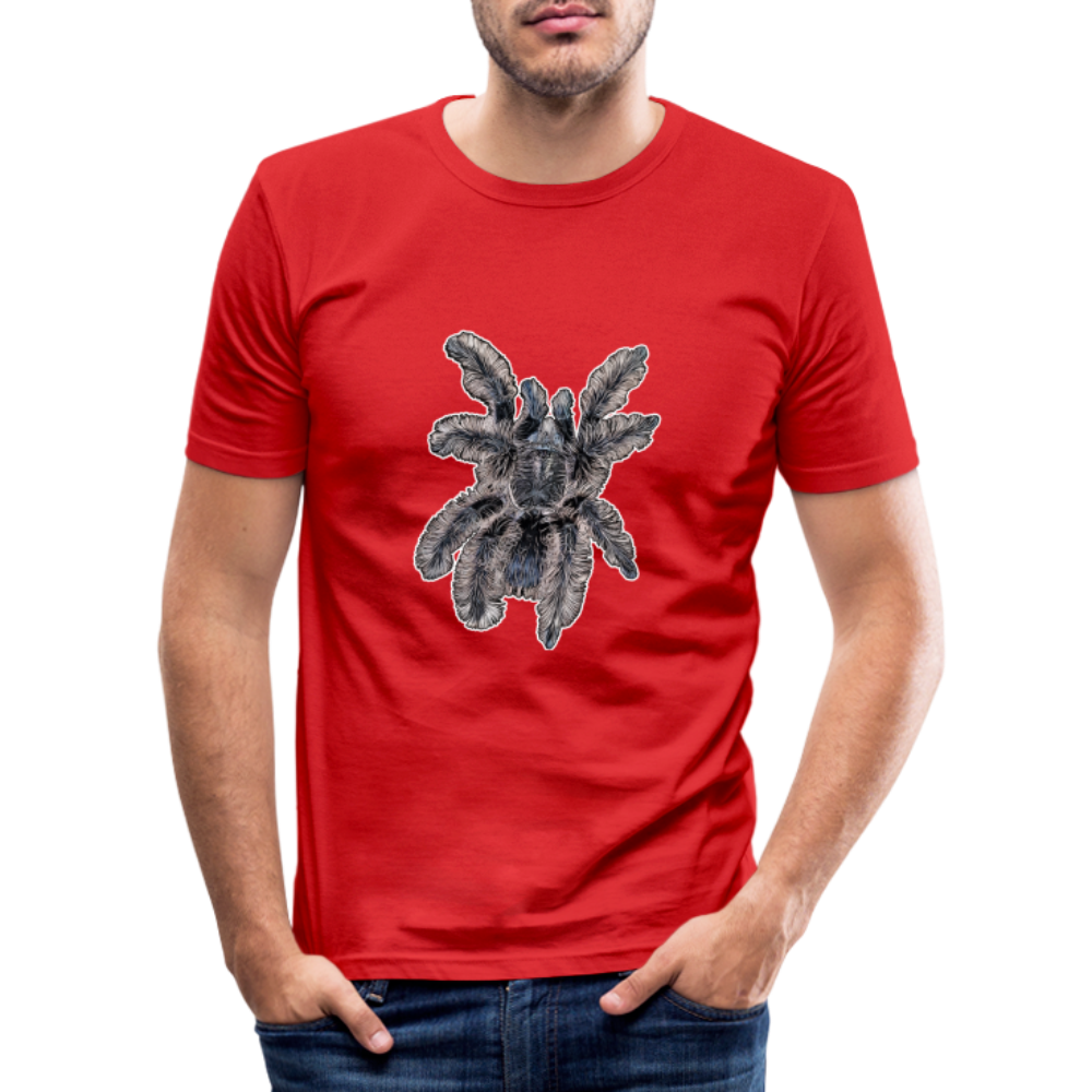 Männer Slim Fit T-Shirt Tliltocatl albopilosus - Rot