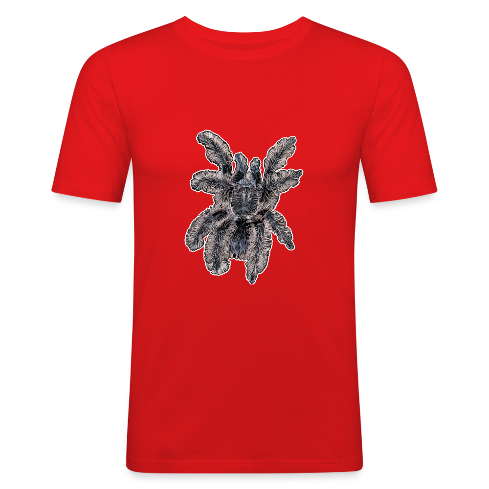 Männer Slim Fit T-Shirt Tliltocatl albopilosus - Rot