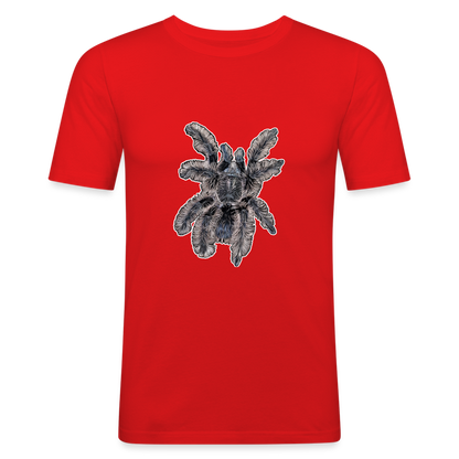 Männer Slim Fit T-Shirt Tliltocatl albopilosus - Rot