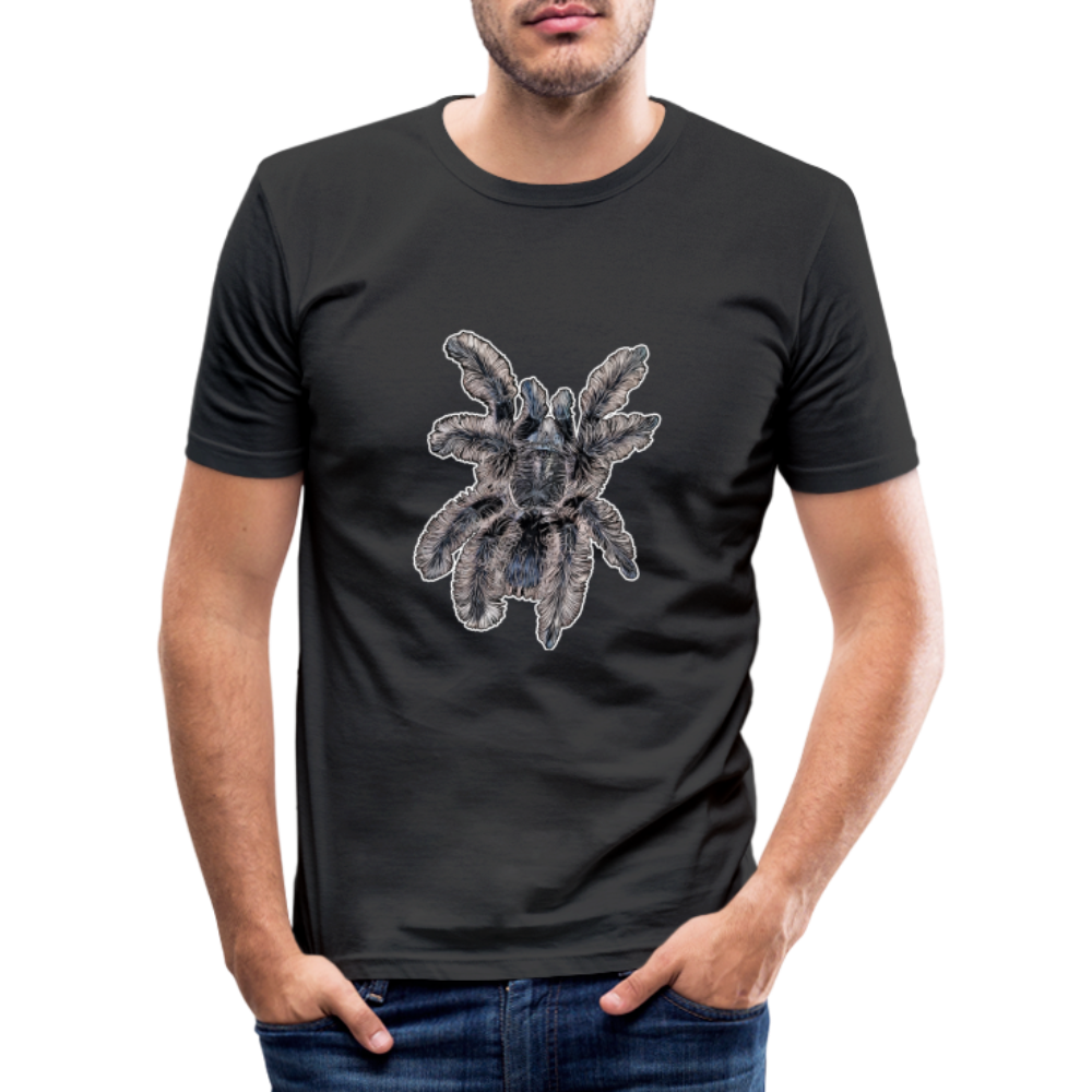 Männer Slim Fit T-Shirt Tliltocatl albopilosus - Schwarz