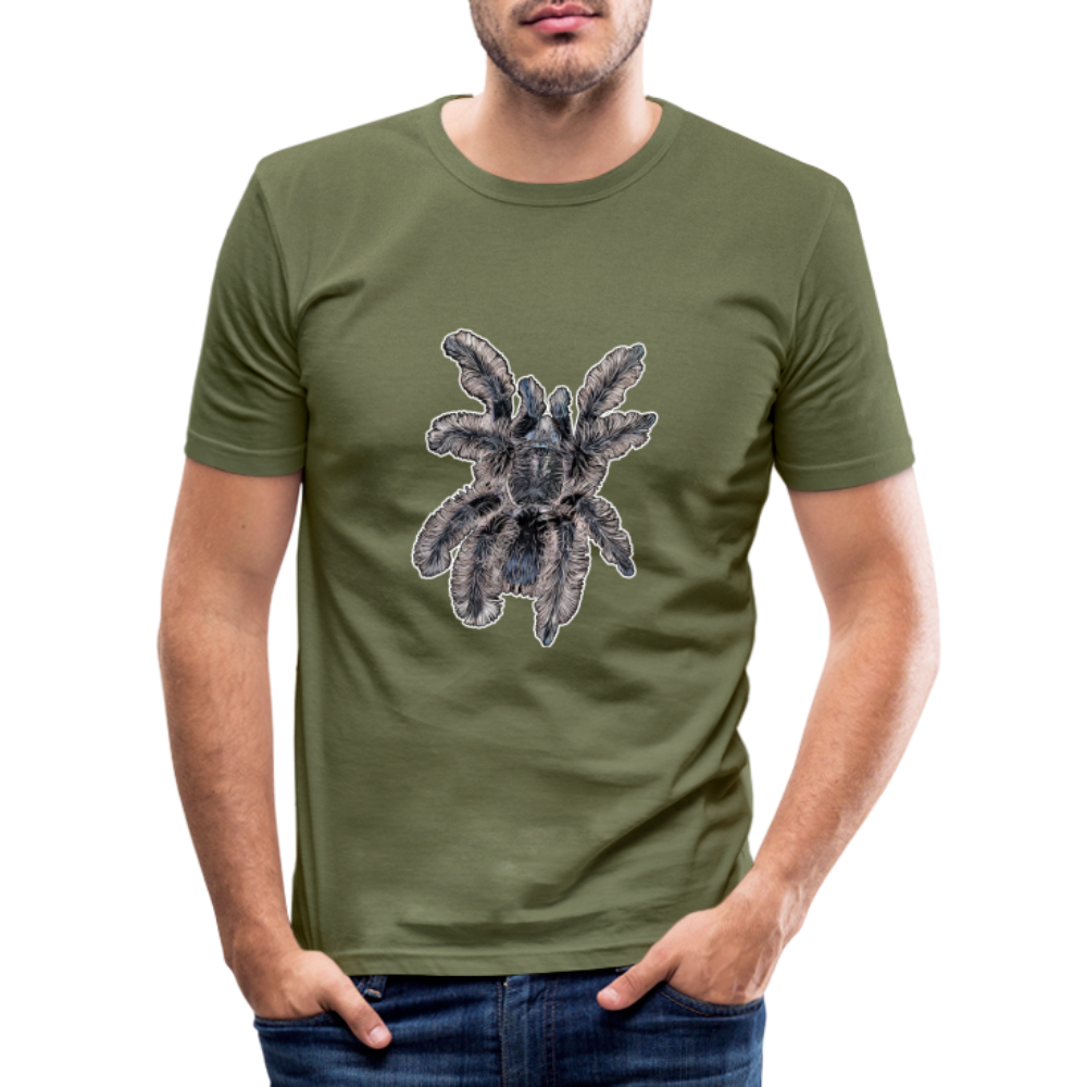 Männer Slim Fit T-Shirt Tliltocatl albopilosus - khaki Grün