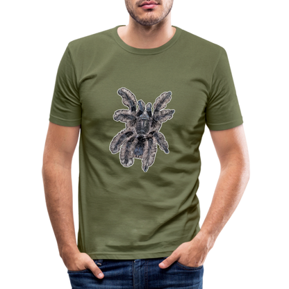 Männer Slim Fit T-Shirt Tliltocatl albopilosus - khaki Grün
