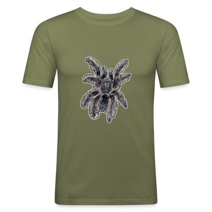 Männer Slim Fit T-Shirt Tliltocatl albopilosus - khaki Grün