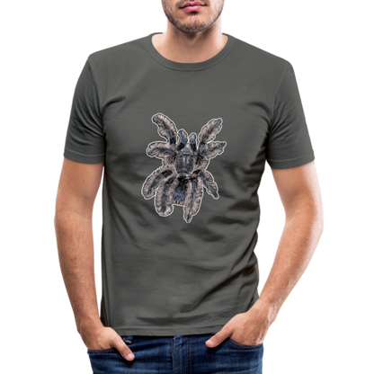 Männer Slim Fit T-Shirt Tliltocatl albopilosus - Graphite