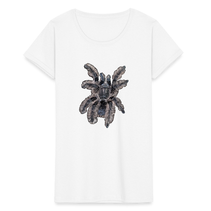 Frauen Fruit of the Loom T-Shirt Tliltocatl albopilosus - weiß