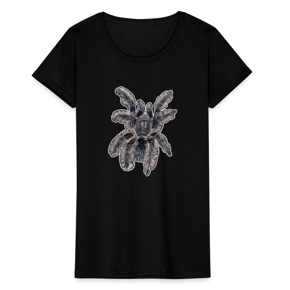Frauen Fruit of the Loom T-Shirt Tliltocatl albopilosus - Schwarz