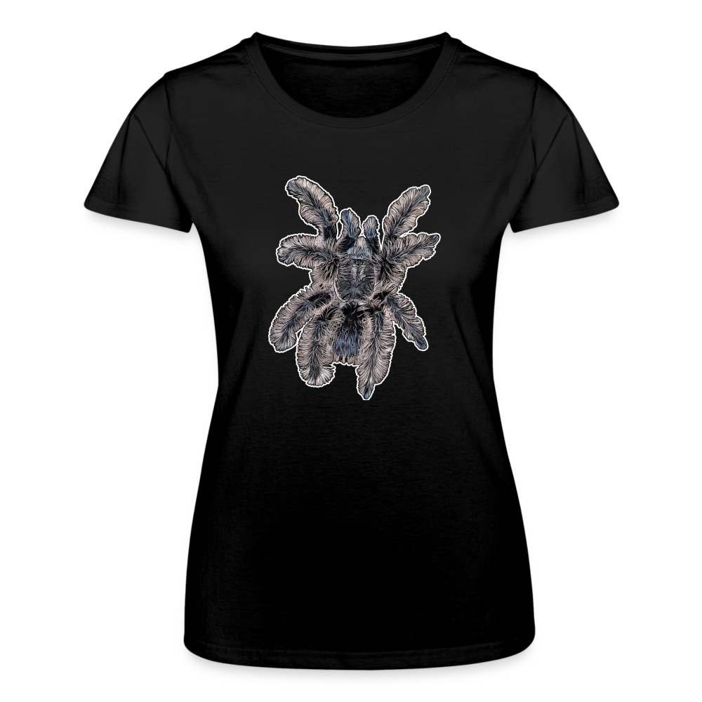 Frauen Fruit of the Loom T-Shirt Tliltocatl albopilosus - Schwarz