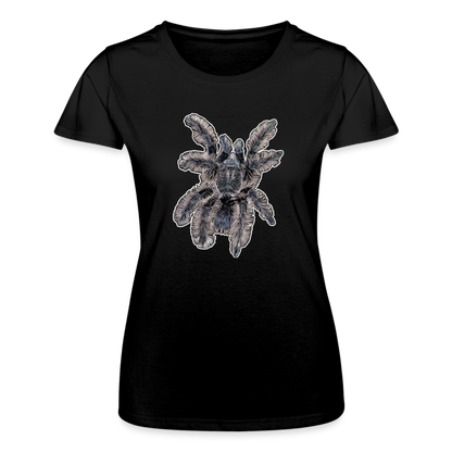 Frauen Fruit of the Loom T-Shirt Tliltocatl albopilosus - Schwarz