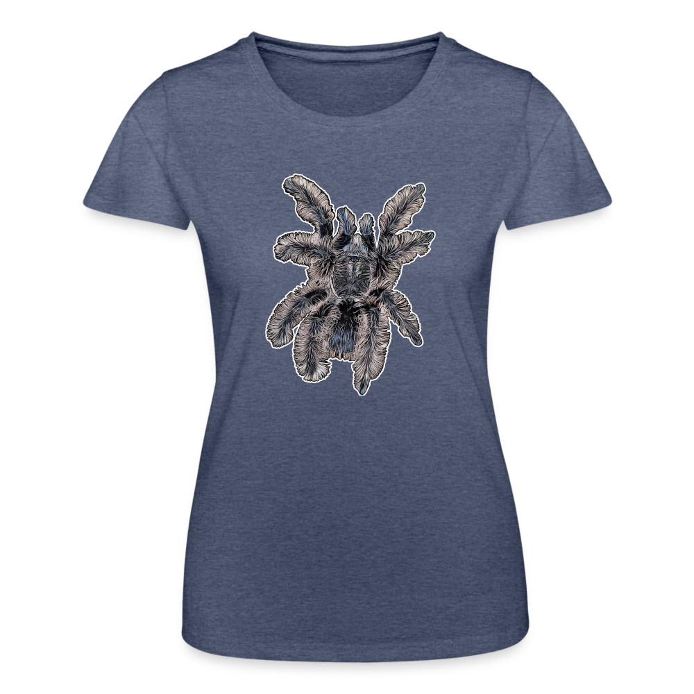 Frauen Fruit of the Loom T-Shirt Tliltocatl albopilosus - Navy meliert