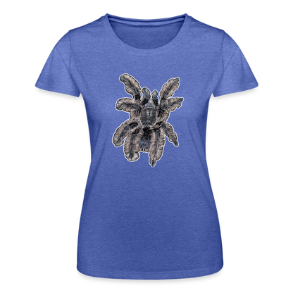 Frauen Fruit of the Loom T-Shirt Tliltocatl albopilosus - Blau meliert
