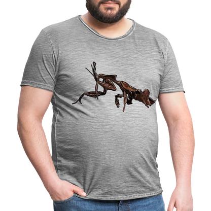 Männer Vintage T-Shirt Phyllocrania paradoxa female 2 - Vintage Grau
