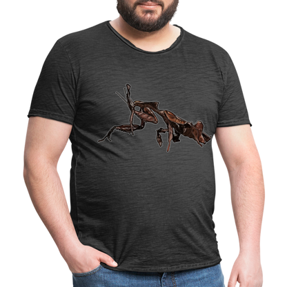 Männer Vintage T-Shirt Phyllocrania paradoxa female 2 - Vintage Schwarz