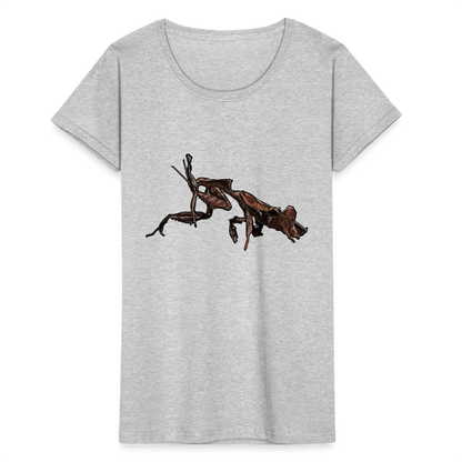 Frauen Fruit of the Loom T-Shirt Phyllocrania paradoxa female 2 - Grau meliert