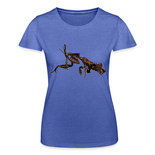 Frauen Fruit of the Loom T-Shirt Phyllocrania paradoxa female 2 - Blau meliert