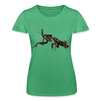Frauen Fruit of the Loom T-Shirt Phyllocrania paradoxa female 2 - Grün meliert