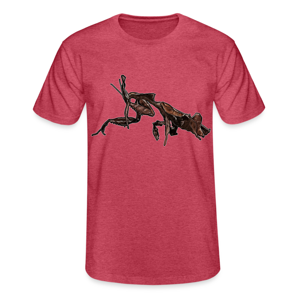 Männer Fruit of the Loom T-Shirt Phyllocrania paradoxa female 2 - Rot meliert