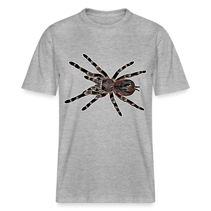 Unisex Stanley & Stella Bio-T-Shirt Acanthoscurria geniculata - Grau meliert