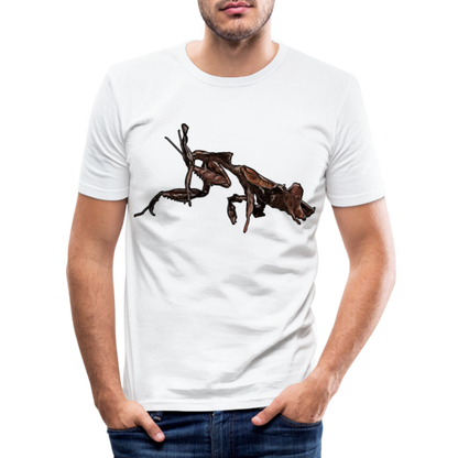 Männer Slim Fit T-Shirt Phyllocrania paradoxa female 2 - weiß