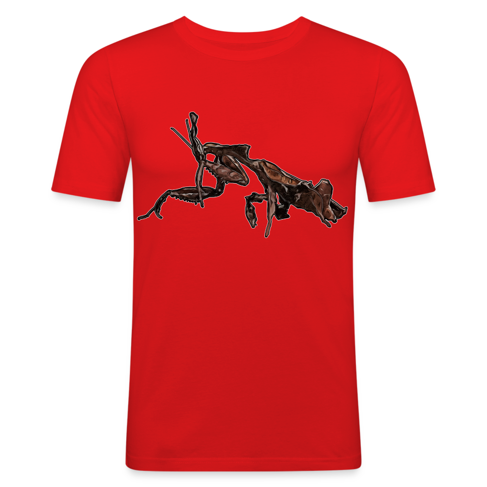 Männer Slim Fit T-Shirt Phyllocrania paradoxa female 2 - Rot