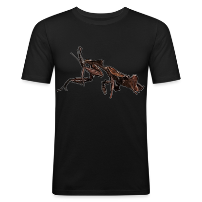 Männer Slim Fit T-Shirt Phyllocrania paradoxa female 2 - Schwarz