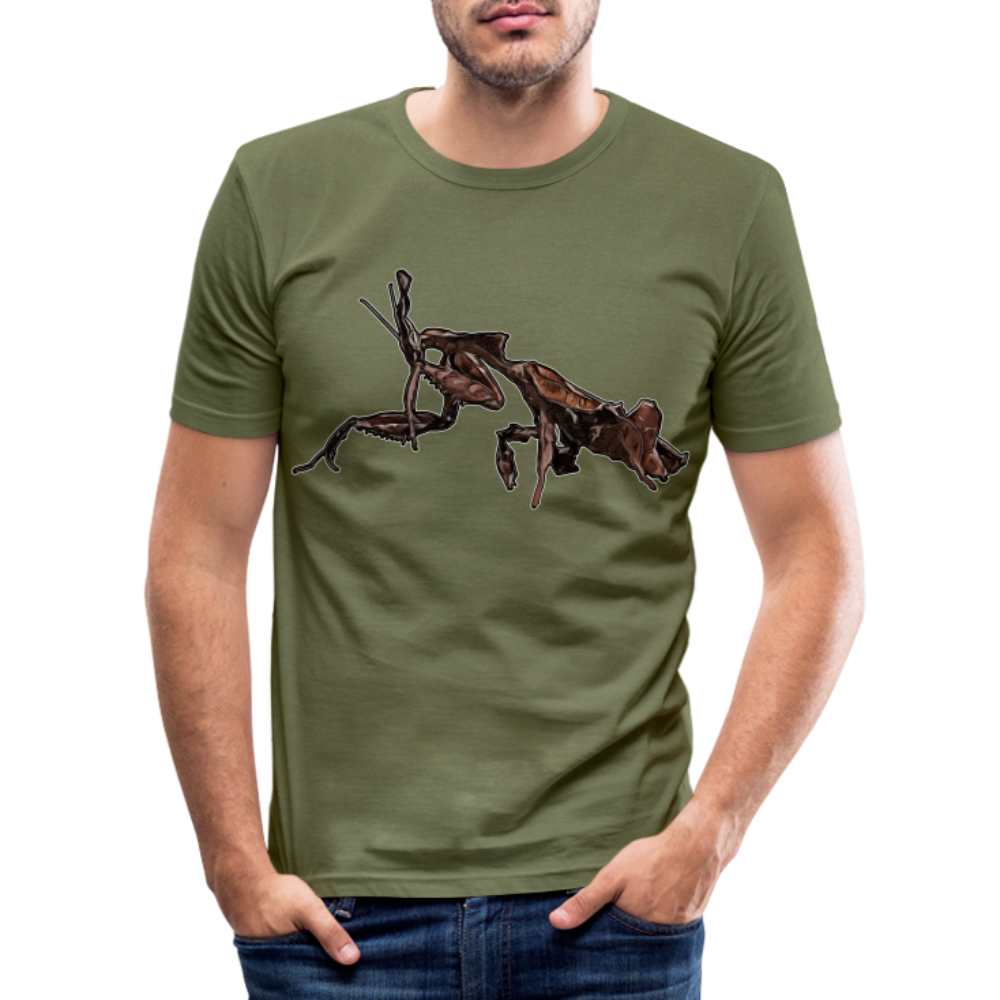 Männer Slim Fit T-Shirt Phyllocrania paradoxa female 2 - khaki Grün