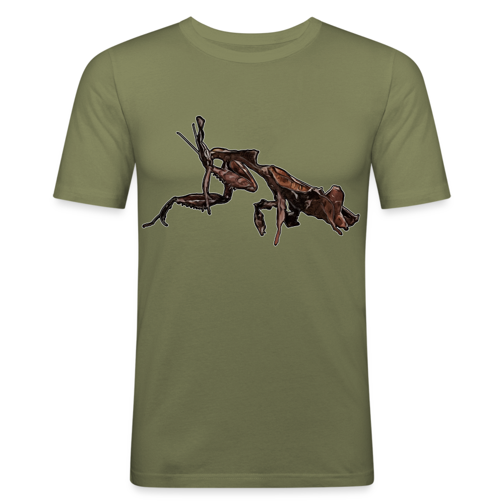 Männer Slim Fit T-Shirt Phyllocrania paradoxa female 2 - khaki Grün