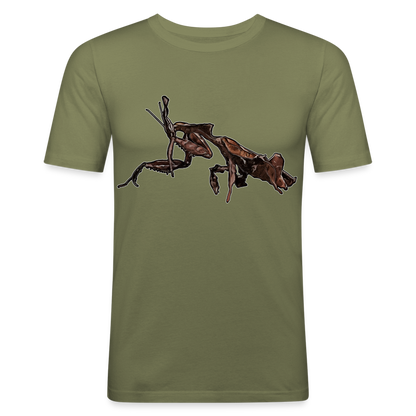 Männer Slim Fit T-Shirt Phyllocrania paradoxa female 2 - khaki Grün