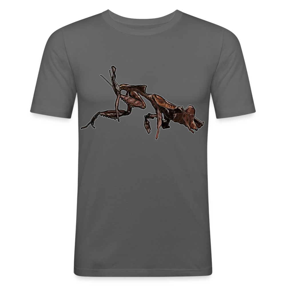 Männer Slim Fit T-Shirt Phyllocrania paradoxa female 2 - Graphite