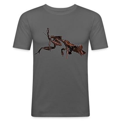 Männer Slim Fit T-Shirt Phyllocrania paradoxa female 2 - Graphite