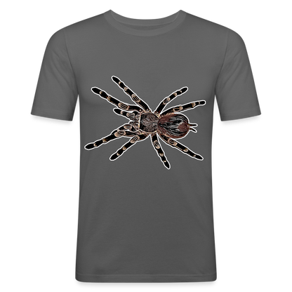 Männer Slim Fit T-Shirt Acanthoscurria geniculata - Graphite