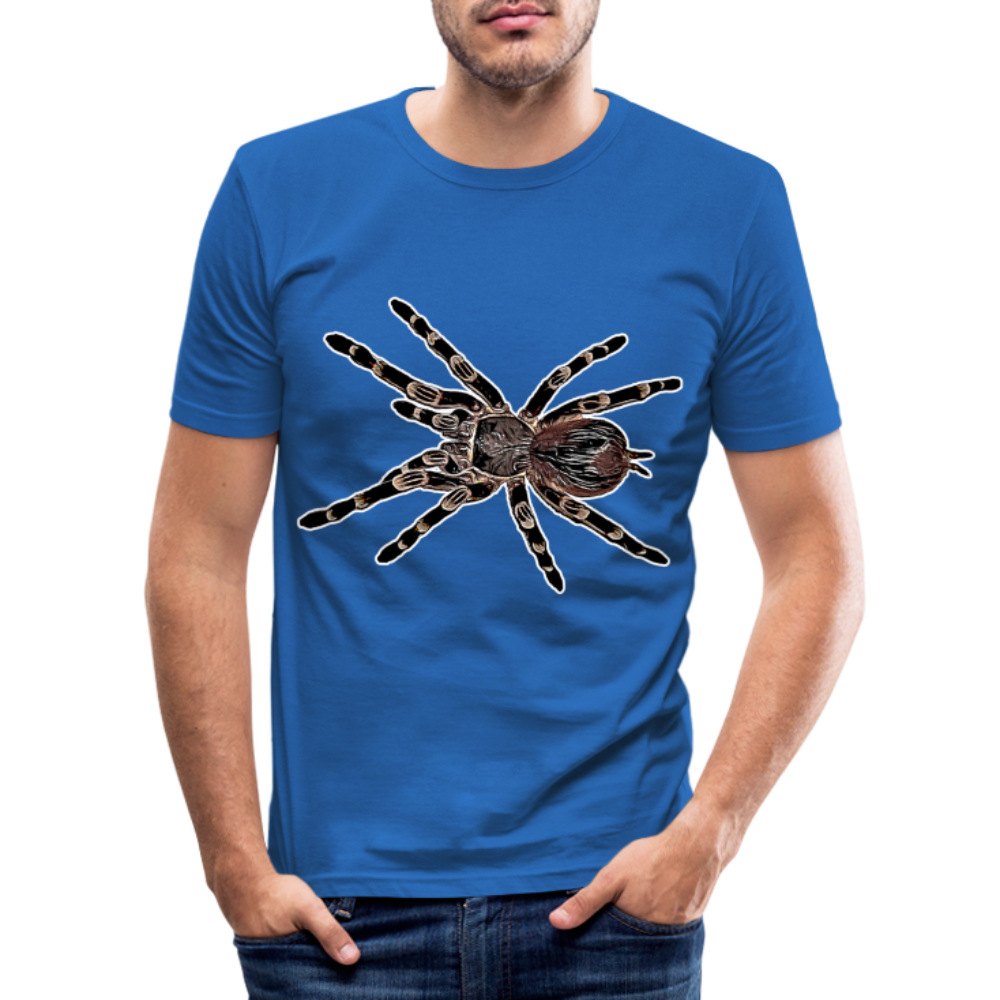 Männer Slim Fit T-Shirt Acanthoscurria geniculata - Königsblau