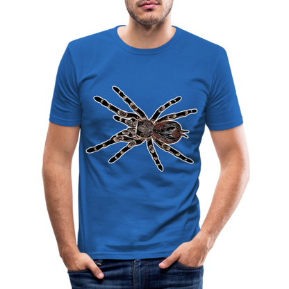 Männer Slim Fit T-Shirt Acanthoscurria geniculata - Königsblau