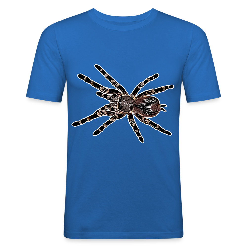 Männer Slim Fit T-Shirt Acanthoscurria geniculata - Königsblau