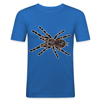 Männer Slim Fit T-Shirt Acanthoscurria geniculata - Königsblau