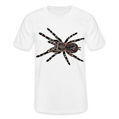 Männer Fruit of the Loom T-Shirt Acanthoscurria geniculata - weiß