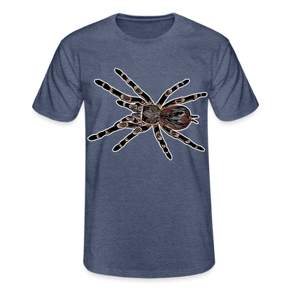 Männer Fruit of the Loom T-Shirt Acanthoscurria geniculata - Navy meliert