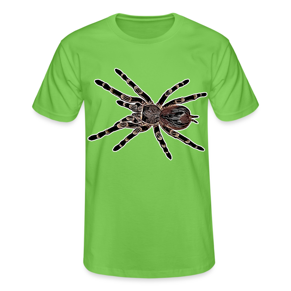 Männer Fruit of the Loom T-Shirt Acanthoscurria geniculata - Hellgrün