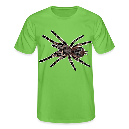 Männer Fruit of the Loom T-Shirt Acanthoscurria geniculata - Hellgrün