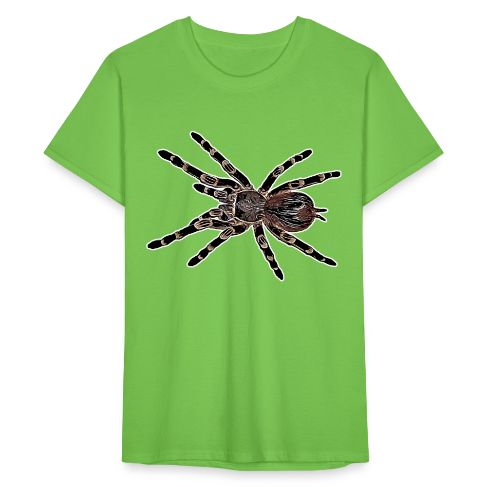 Männer Fruit of the Loom T-Shirt Acanthoscurria geniculata - Hellgrün