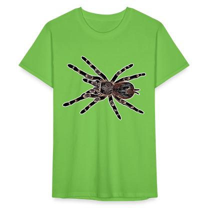 Männer Fruit of the Loom T-Shirt Acanthoscurria geniculata - Hellgrün