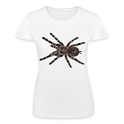 Frauen Fruit of the Loom T-Shirt Acanthoscurria geniculata - weiß