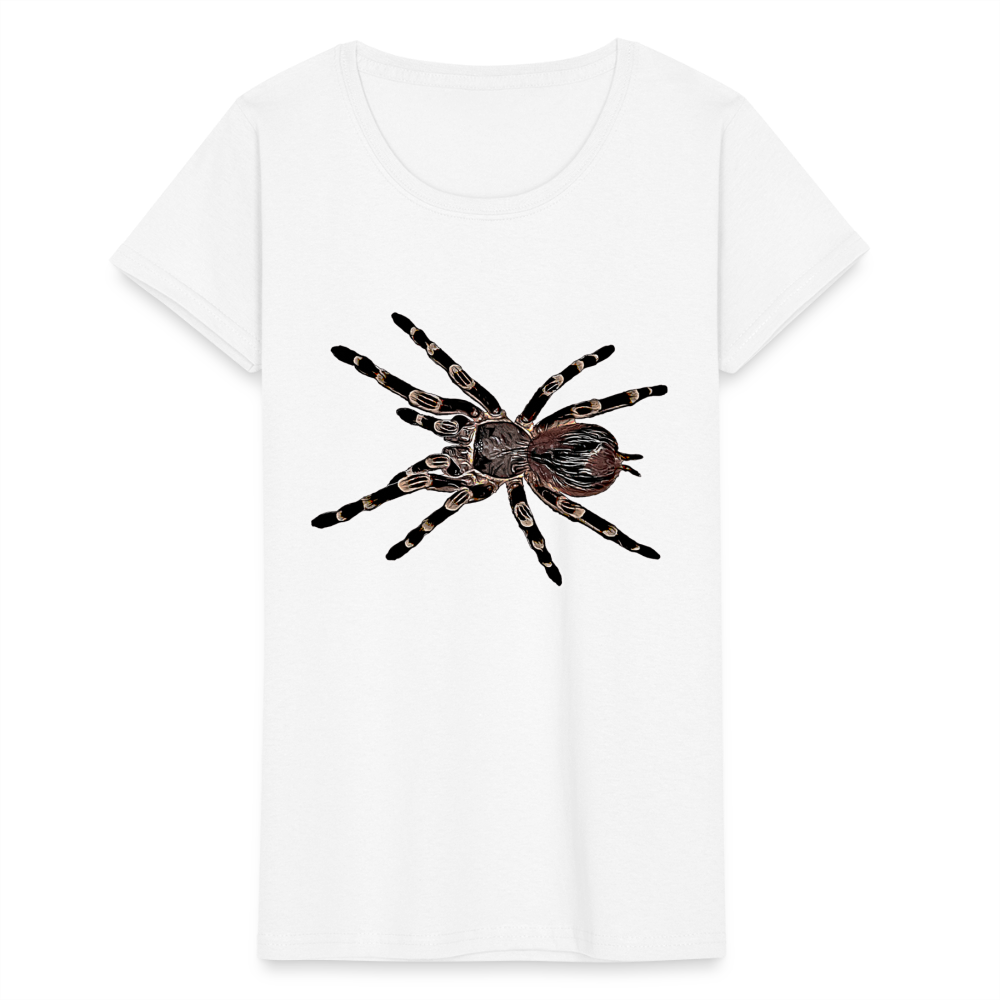 Frauen Fruit of the Loom T-Shirt Acanthoscurria geniculata - weiß