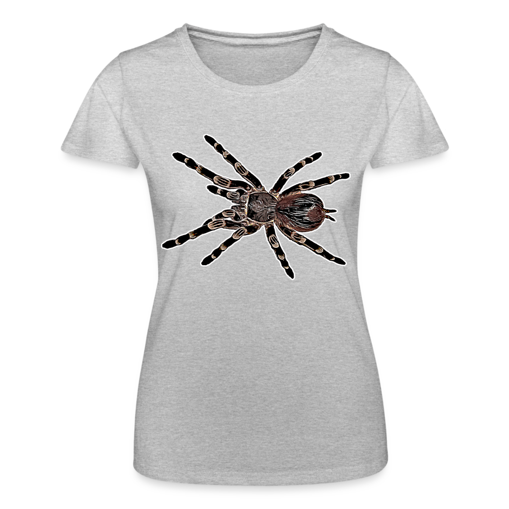 Frauen Fruit of the Loom T-Shirt Acanthoscurria geniculata - Grau meliert