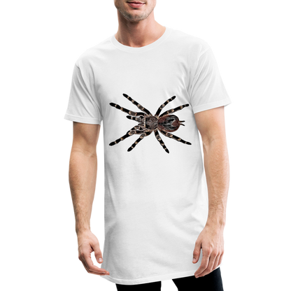 Männer Urban Longshirt Acanthoscurria geniculata - weiß