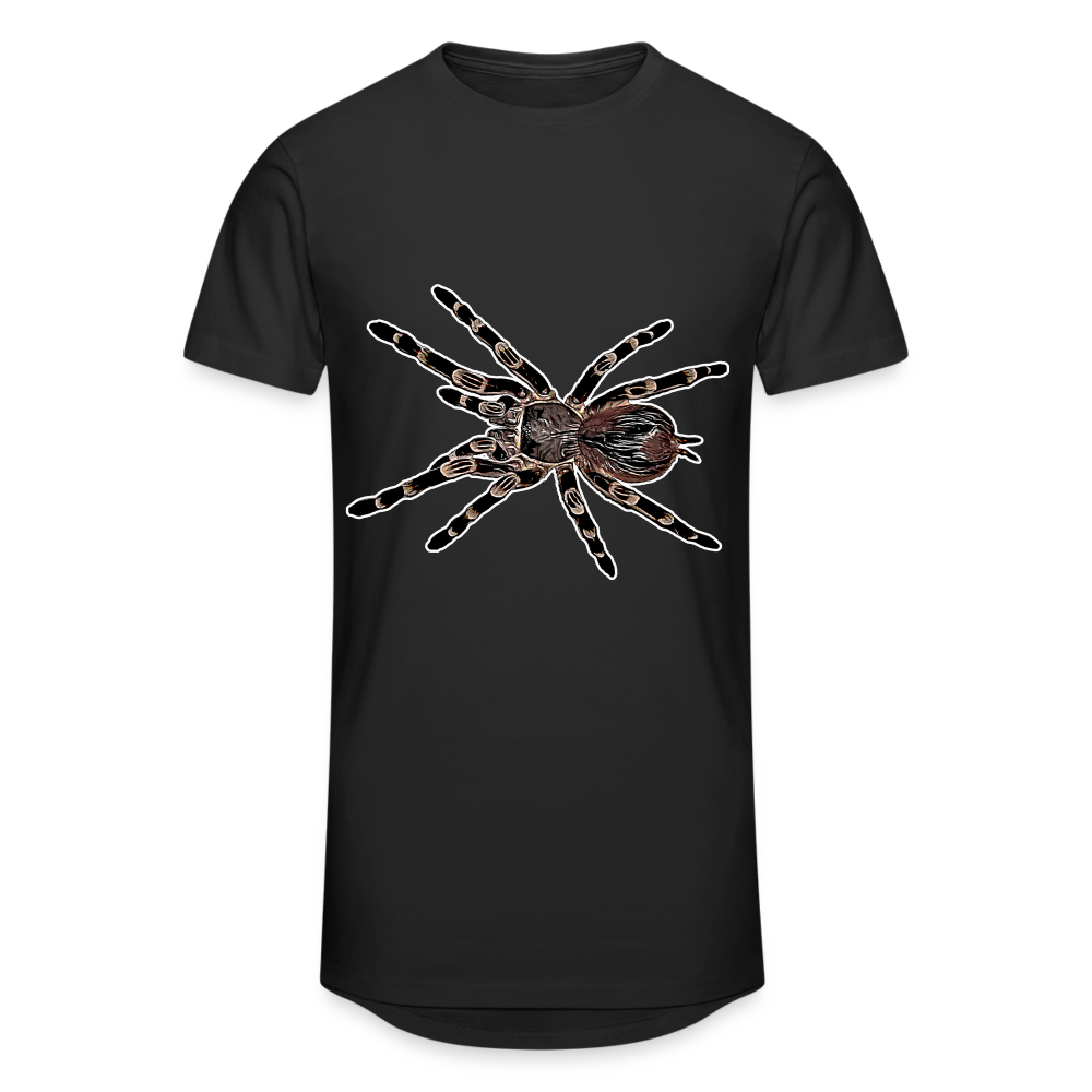 Männer Urban Longshirt Acanthoscurria geniculata - Schwarz