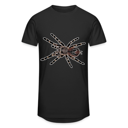 Männer Urban Longshirt Acanthoscurria geniculata - Schwarz